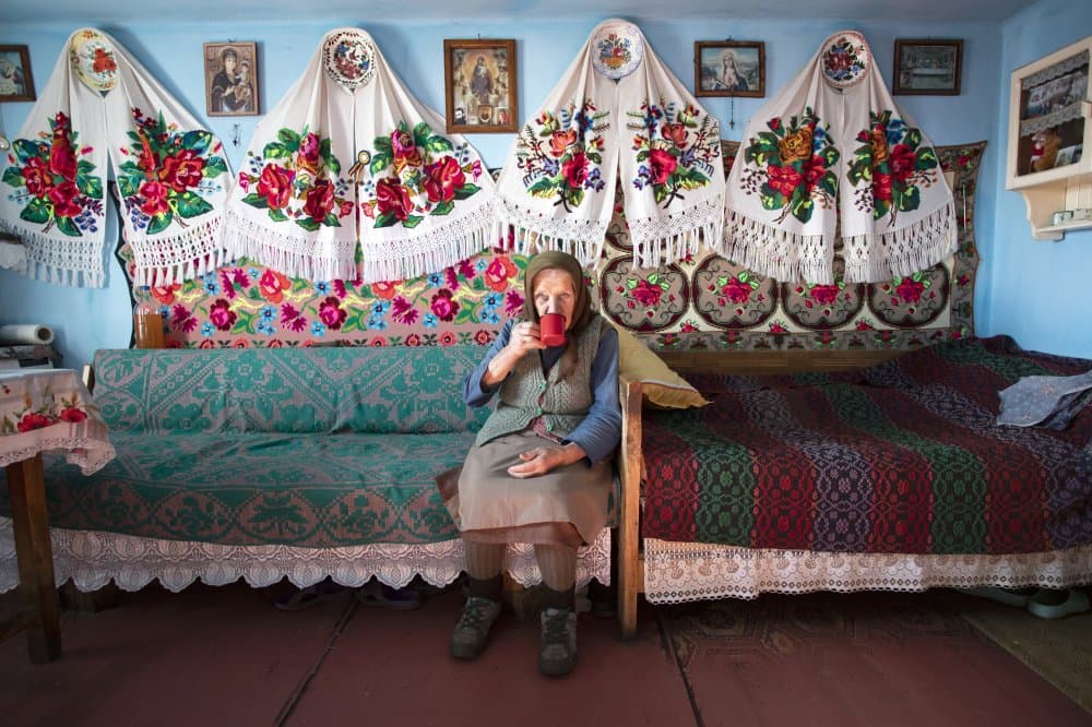 Woman In Traditional Home by Eros Erika — canvas wall art
