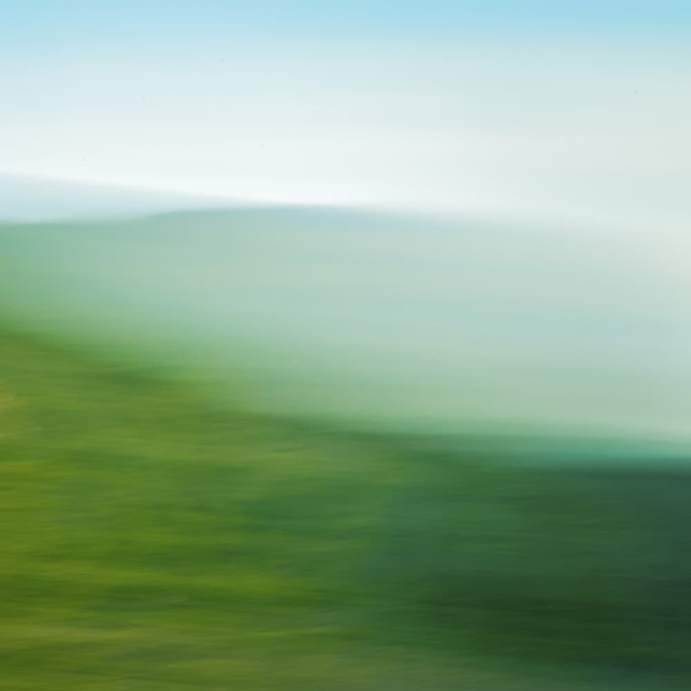 Serene Green Horizon by Olivia Joy StClaire — canvas wall art