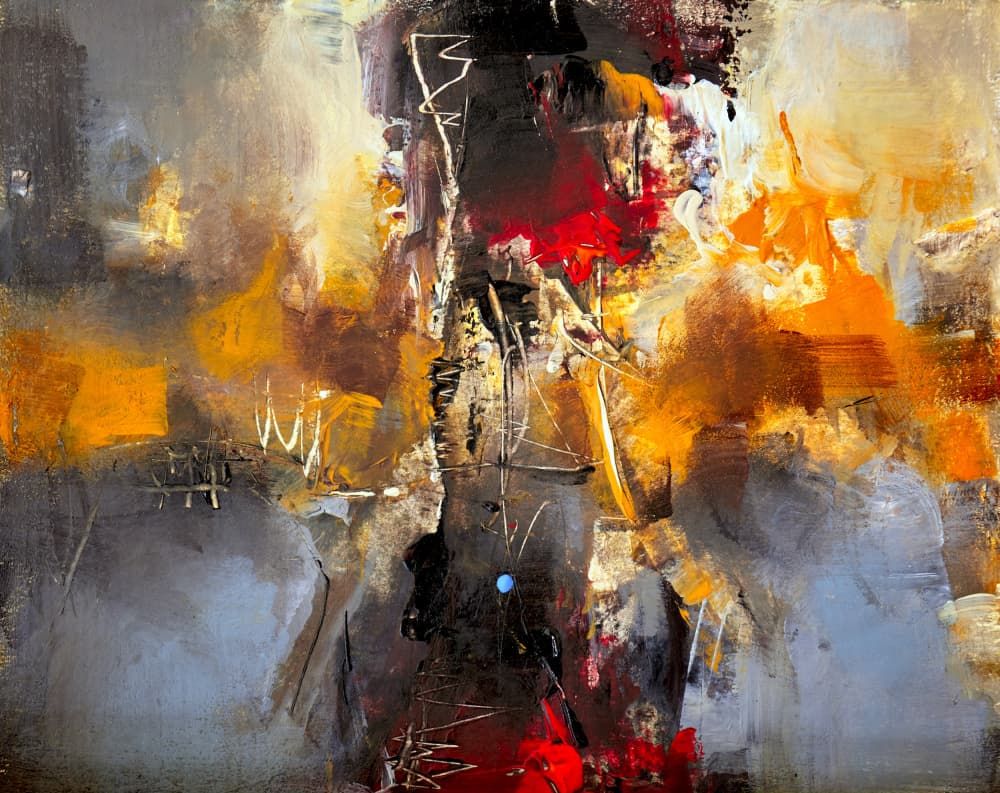 Vibrant Abstract Energy by Stanislav Lazarov — canvas wall art