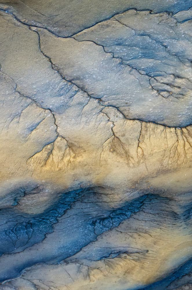 Abstract Earth Flow by Aidong Ning — canvas wall art