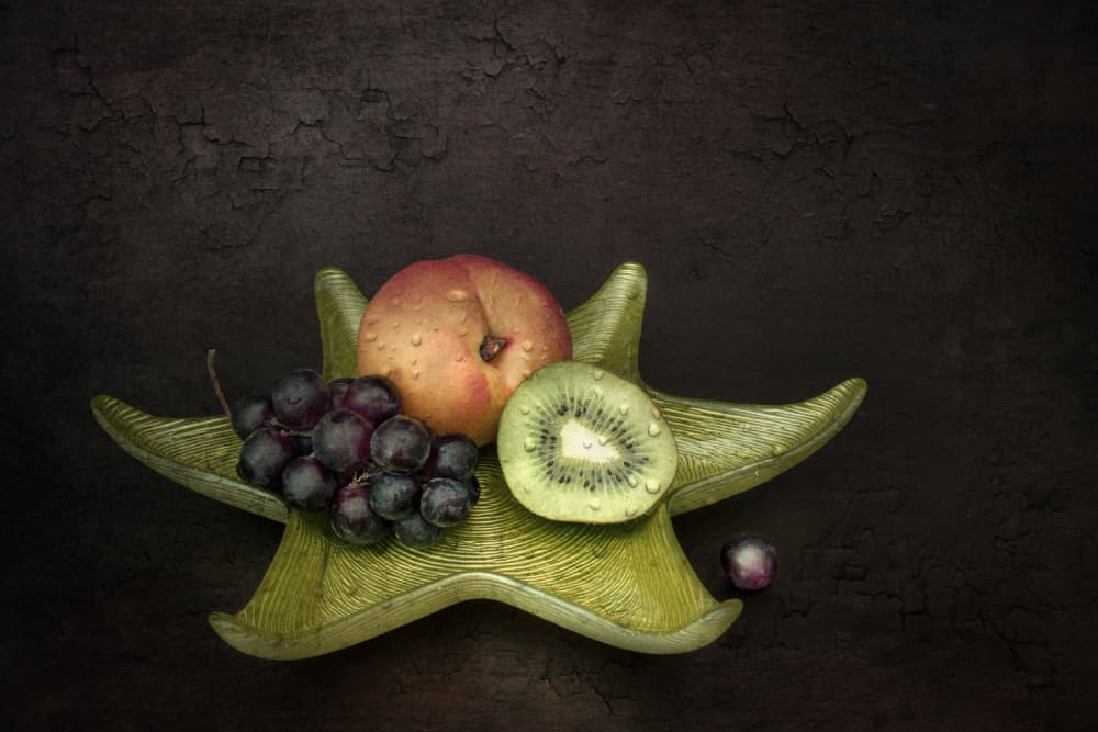 Dewy Fruit Display by Cicek Kiral — canvas wall art