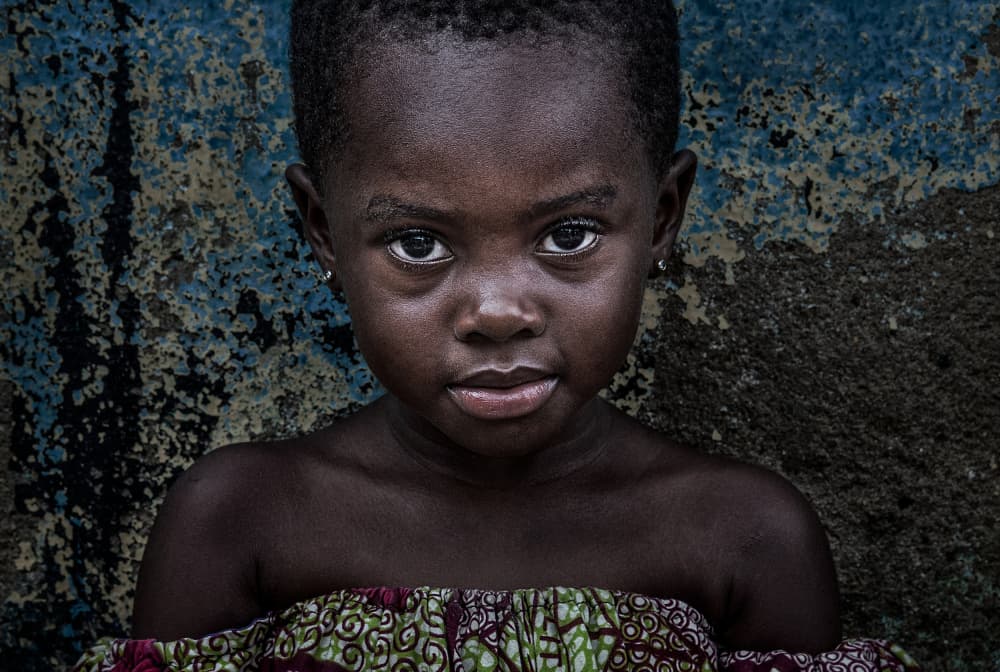 Young Girl's Deep Gaze by Joxe Inazio Kuesta Garmendia — canvas wall art