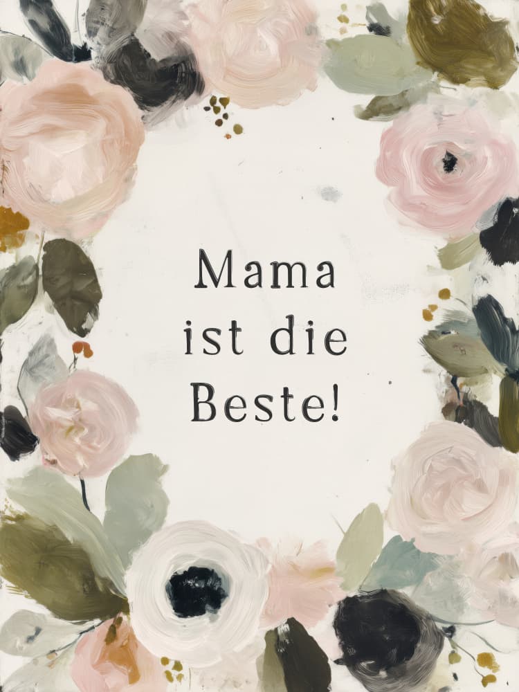 Mamaistdiebeste by Treechild — canvas wall art