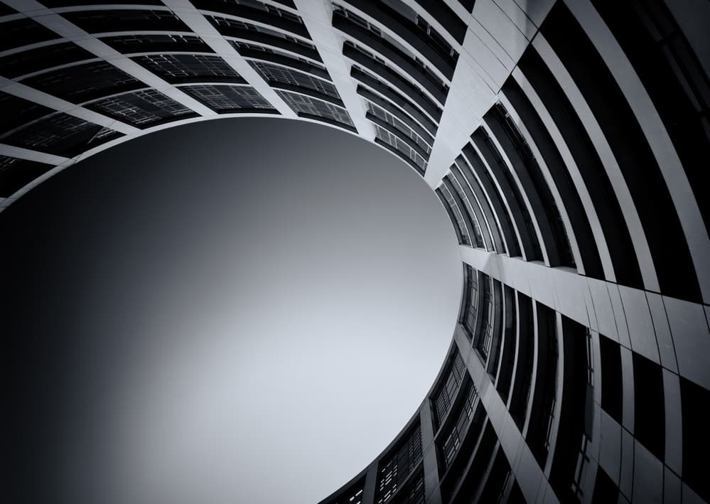 Modern Architectural Curve by Jeroen van de Wiel — canvas wall art
