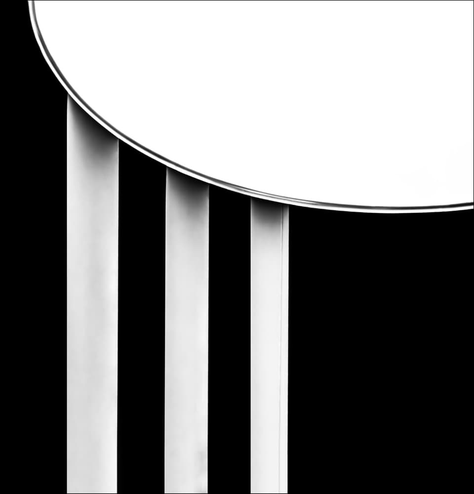 Abstract Curved Lines by Gilbert Claes — canvas wall art