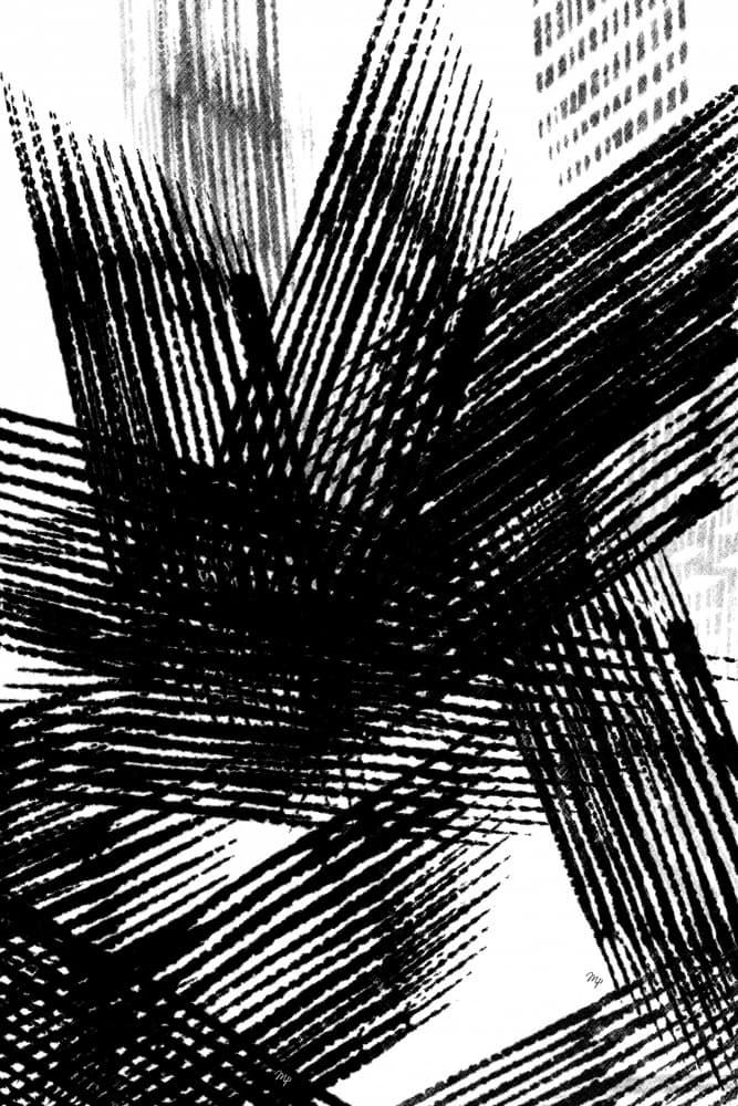 Dynamic Intersecting Lines by Martina — canvas wall art