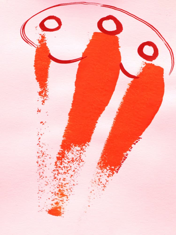 Vibrant Abstract Shapes by Santhosh ch — canvas wall art