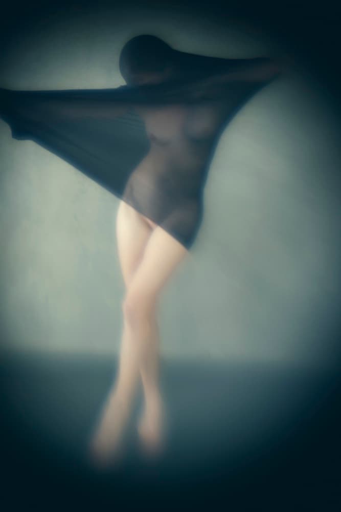 Ethereal Fabric Dance by Mel Brackstone — canvas wall art
