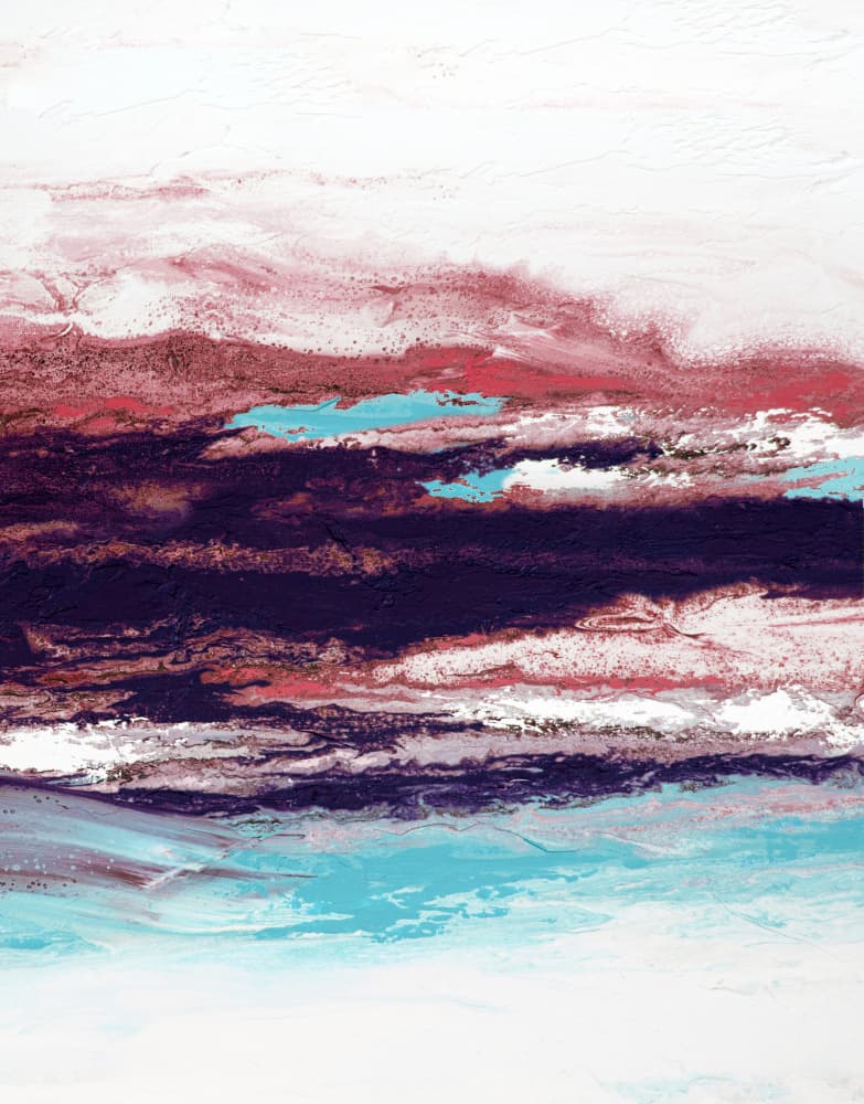Vibrant Abstract Landscape by Alyson Storms — canvas wall art