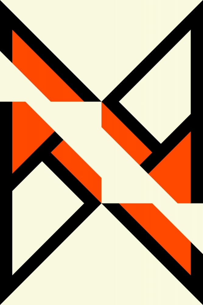 Abstract Geometric Design by Petr Strnad — canvas wall art