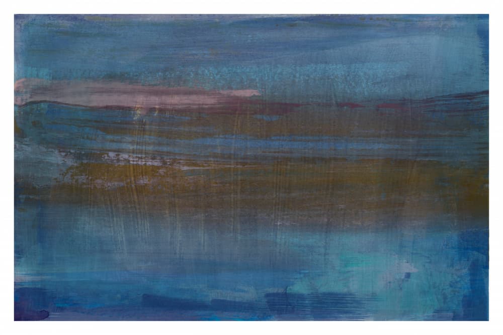 Misty Blue Horizon by cartissi — canvas wall art