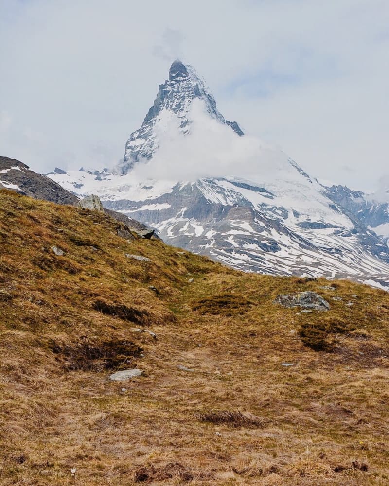 Majestic Alpine Peak by Del Mundo Portraits — canvas wall art
