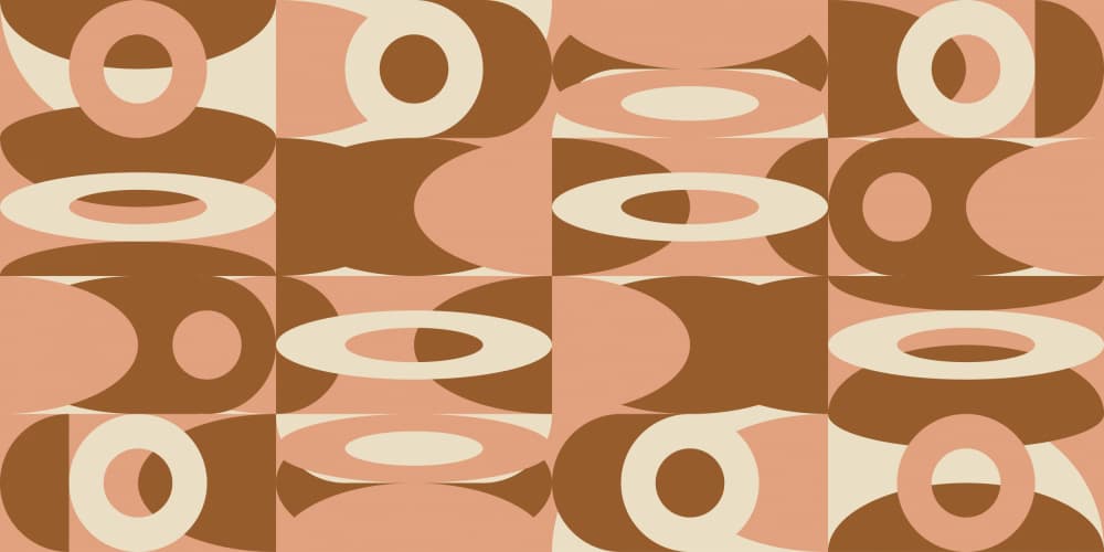 Mid Century Modern Pattern by Dina Dankers — canvas wall art