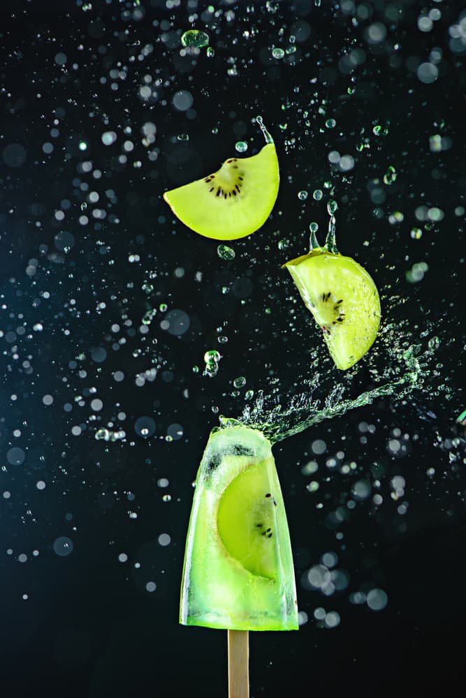 Kiwi Splash Pop by Dina Belenko — canvas wall art