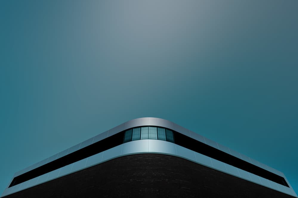 Modern Architectural Curve by Rolf Endermann — canvas wall art