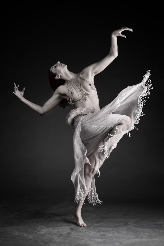 Graceful Dancer in Motion by Jan Slotboom — canvas wall art