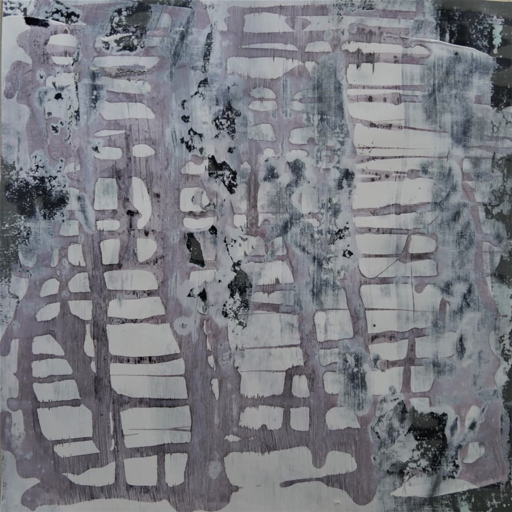 Urban Grid Abstract by Doris Schmitz — canvas wall art