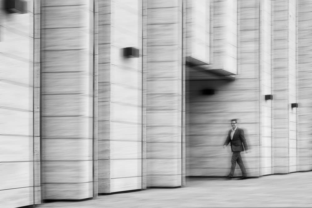 Man in Motion by Jurij Bizjak — canvas wall art