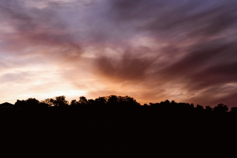 Colorful Sunset Sky by Aimee Giles — canvas wall art