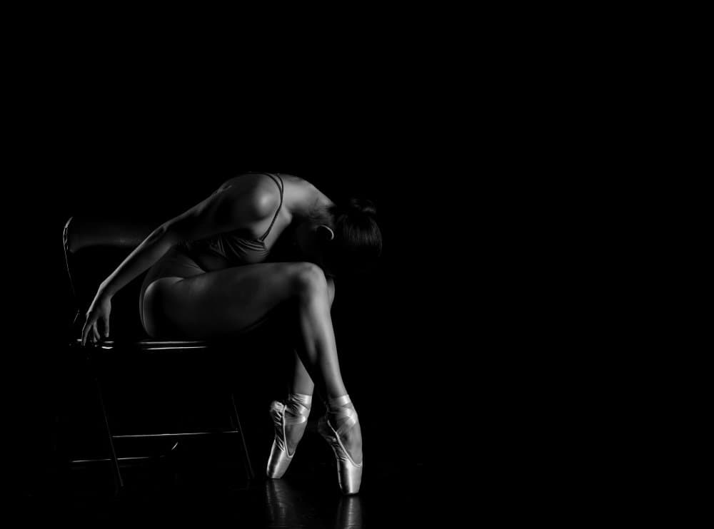 Ballerina's Quiet Moment by James Yang — canvas wall art