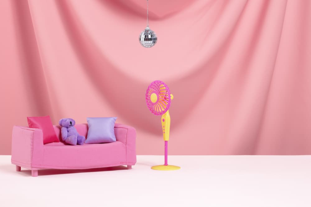 Pink Room Party by Julia Ramiro — canvas wall art