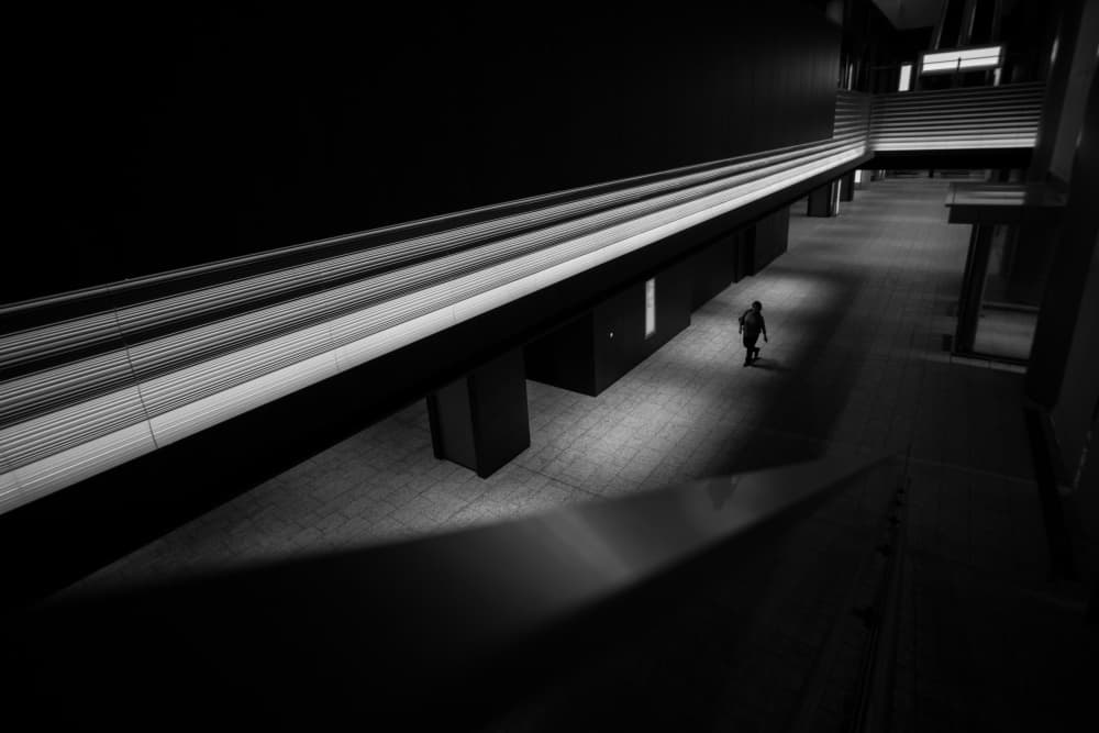 Architectural Solitude by Satoshi Hata — canvas wall art