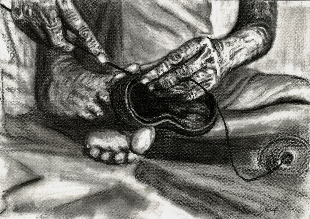 Cobbler by Shreya Prasad — canvas wall art