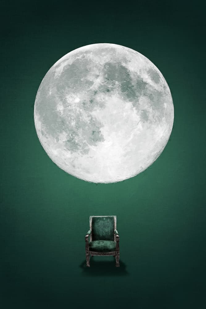 Celestial Armchair by Ema Paraschiv — canvas wall art
