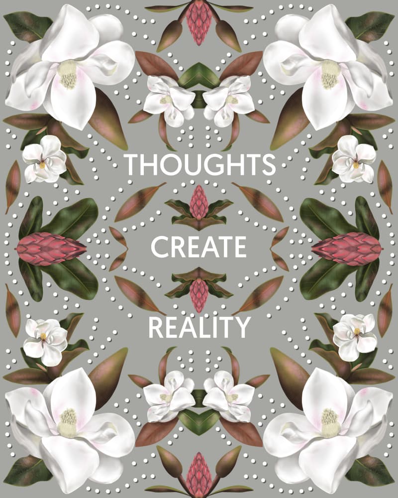 Thoughts Grey by Anis Illustration — canvas wall art