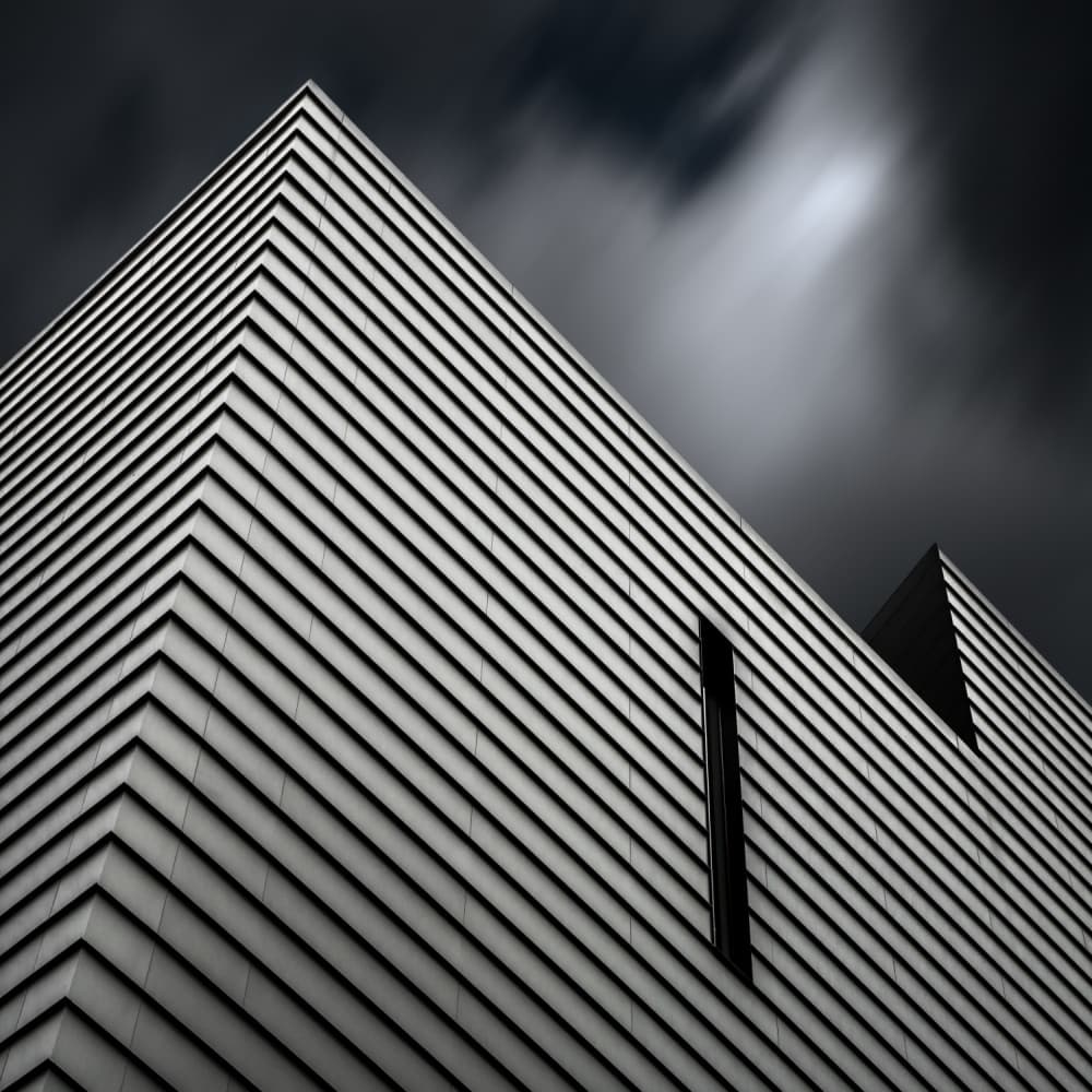 Modern Architectural Lines by Gilbert Claes — canvas wall art