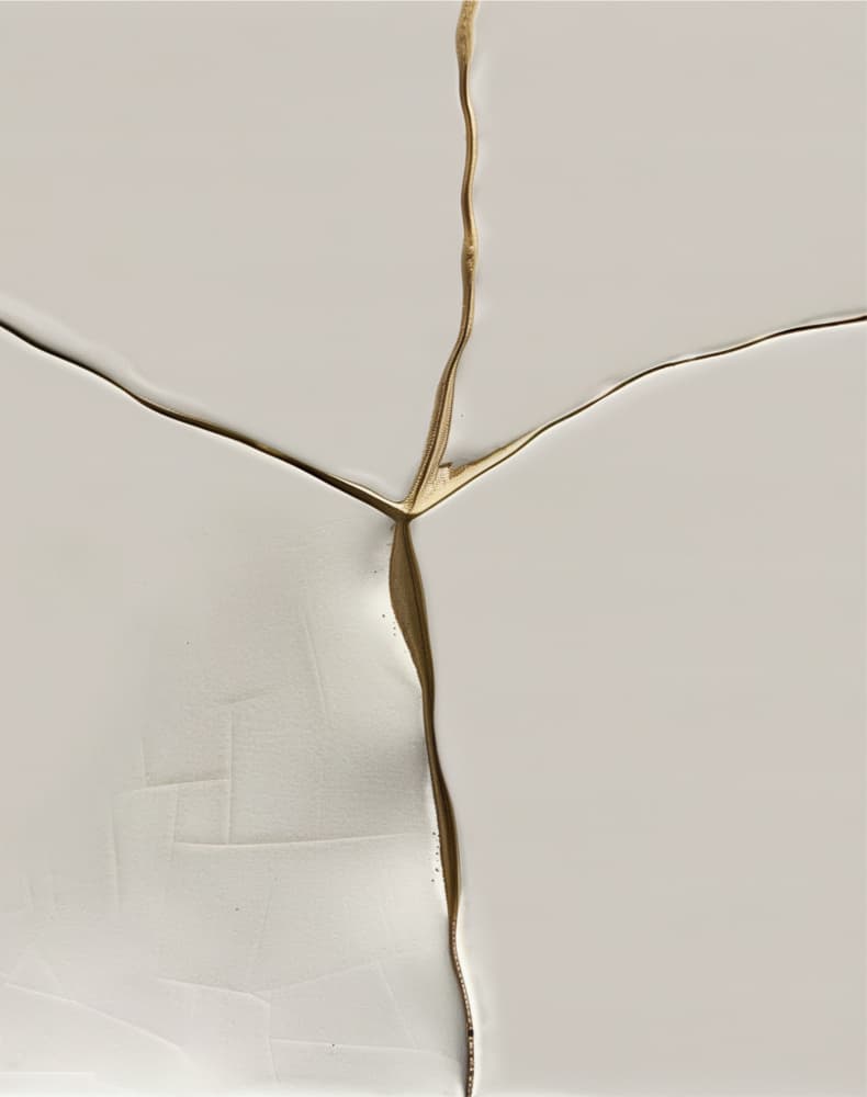 Elegant Gold Kintsugi by Alma — canvas wall art