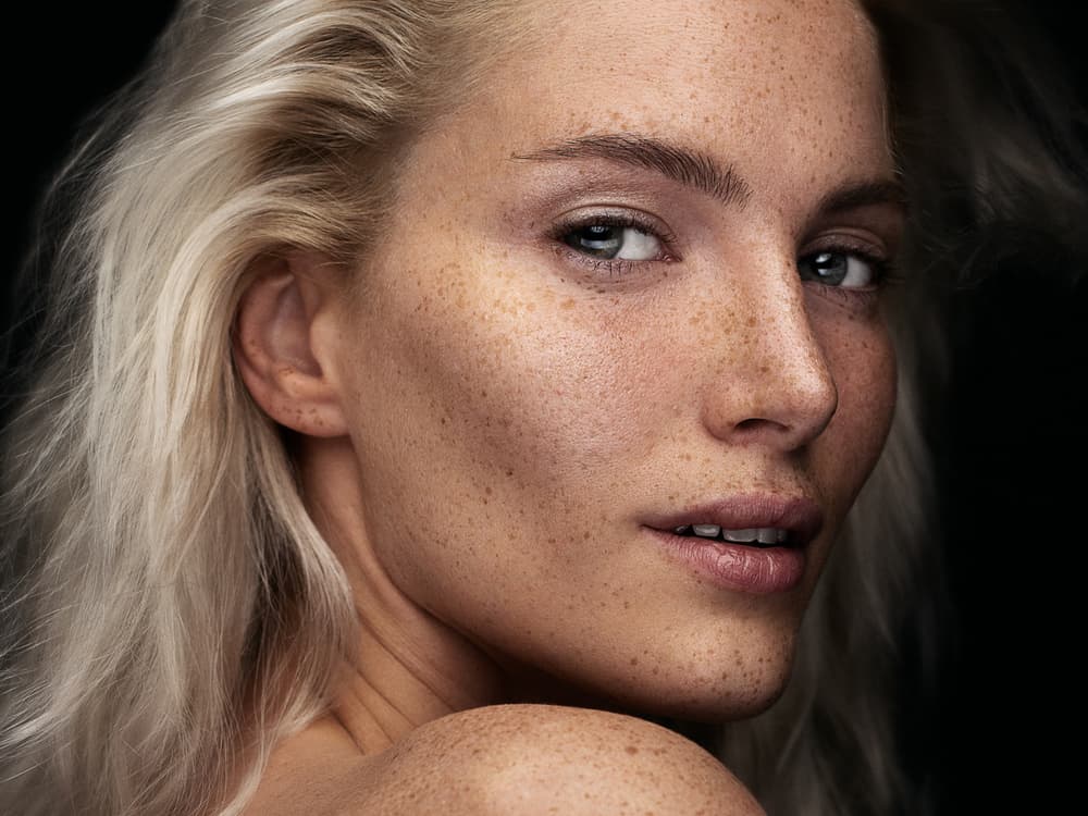 Natural Freckled Gaze by Martin Krystynek MQEP — canvas wall art