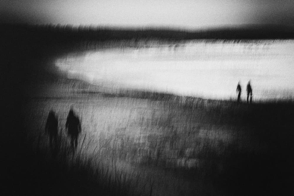 Blurred Figures Landscape by Gustav Davidsson — canvas wall art