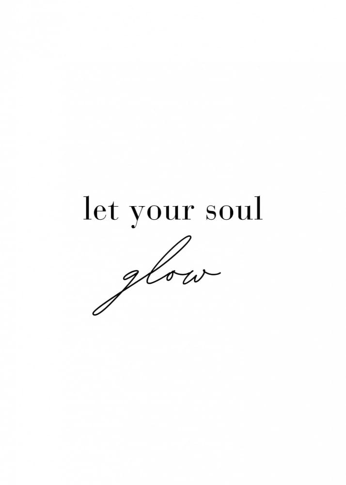 Let Your Soul Glow by Kristina N. - SoulArt Shop — canvas wall art