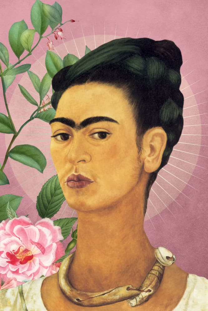 Rose Halo Woman Gaze