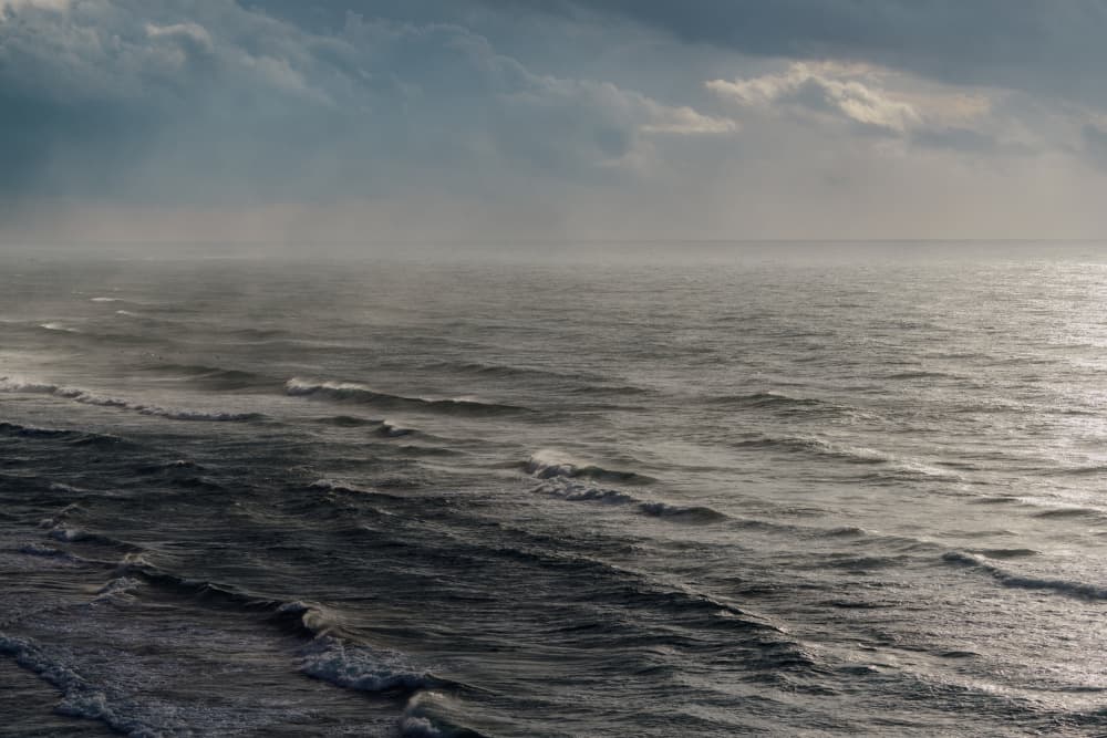 Misty Ocean Waves by Tal Paz-Fridman — canvas wall art