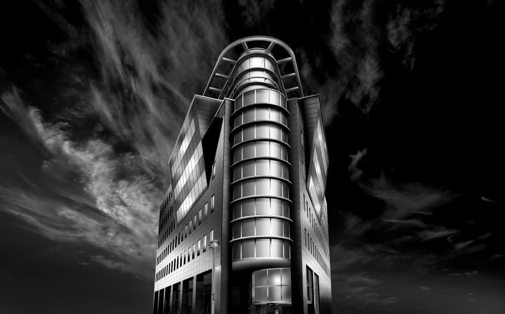 Dramatic Urban Architecture by jordiegeatorrent — canvas wall art