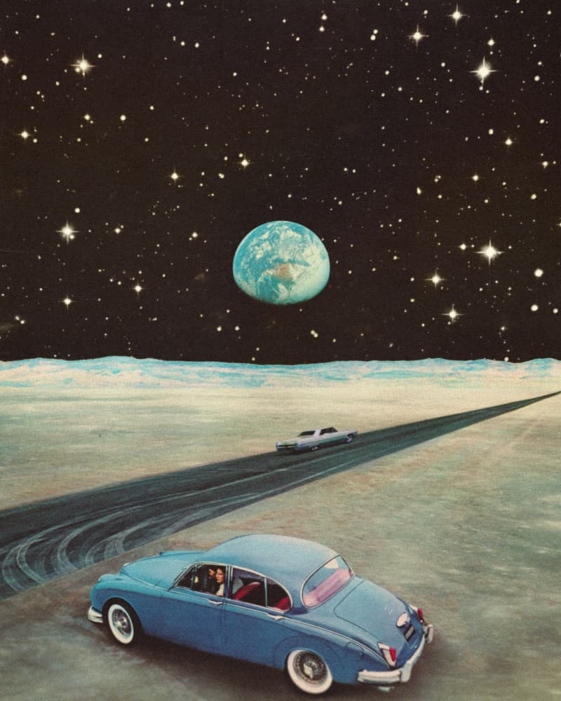 Lunar Pitstop by Taudalpoi — canvas wall art