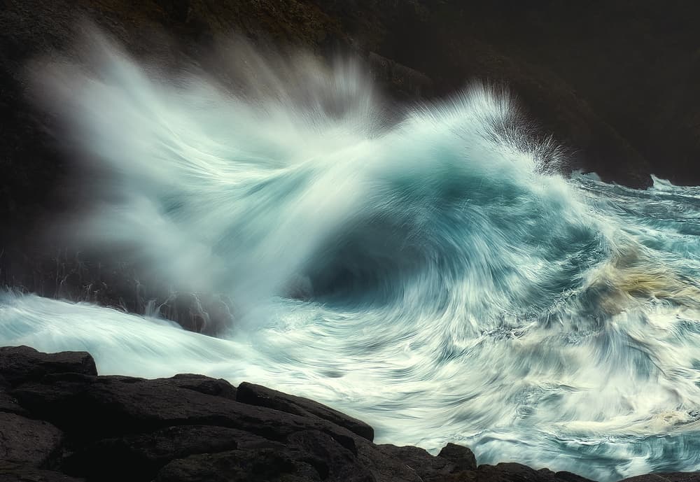 Serene Ocean Motion by Paolo Lazzarotti — canvas wall art