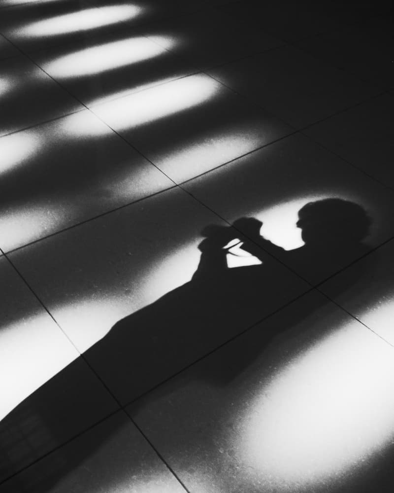 Shadow Self Portrait by Wanjae Choi — canvas wall art