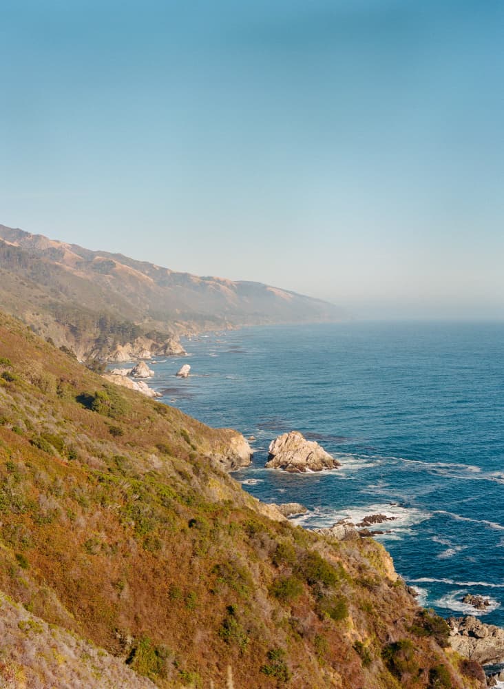 Big Sur Ocean Cliffs by Bethany Young — canvas wall art