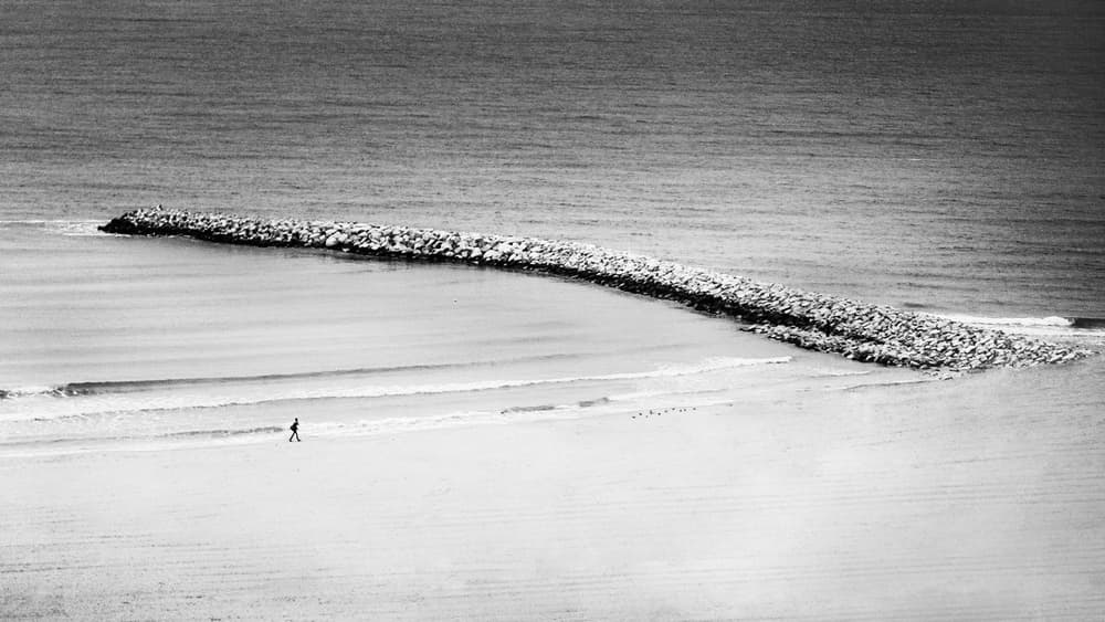 Beach Walk Serenity by Marius Cinteza — canvas wall art