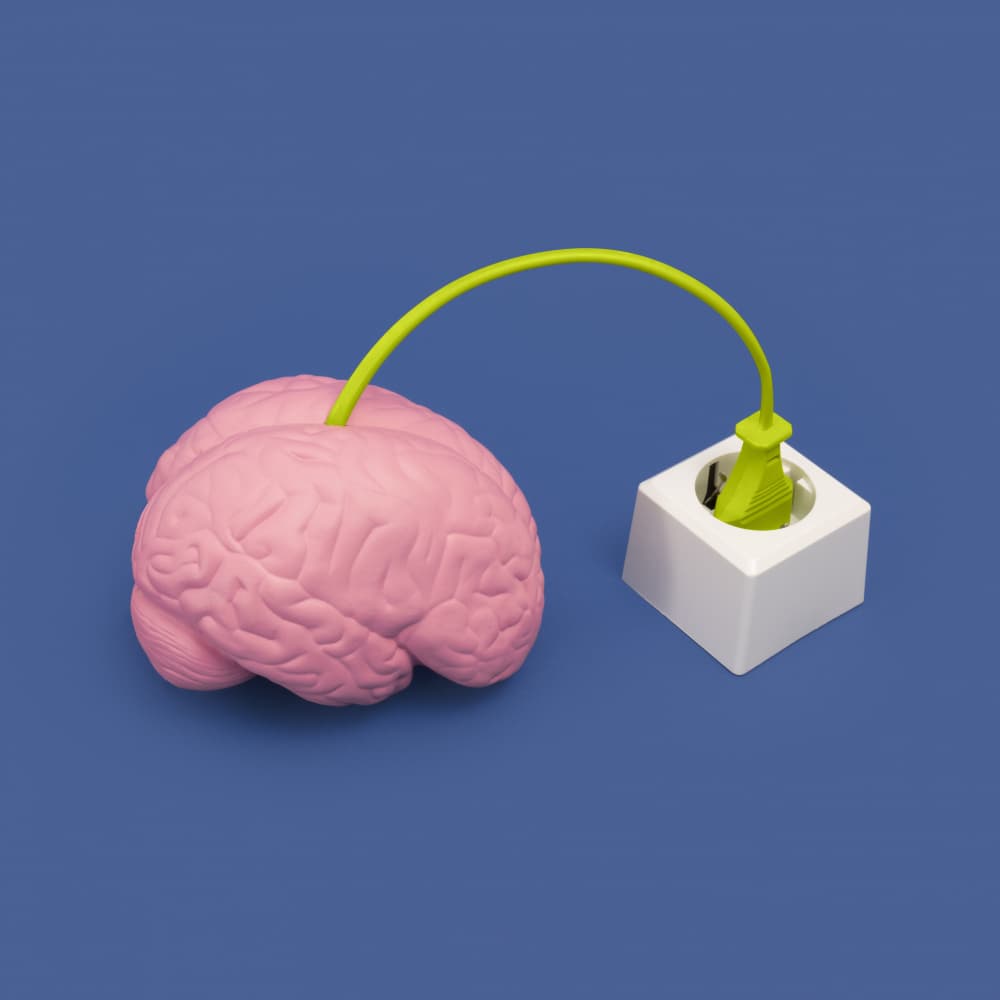 Brain Power Connected by Julia Ramiro — canvas wall art