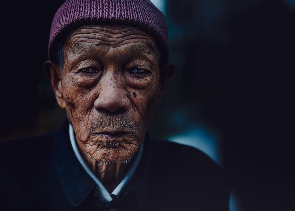 Solemn Old Man by Marco Tagliarino — canvas wall art