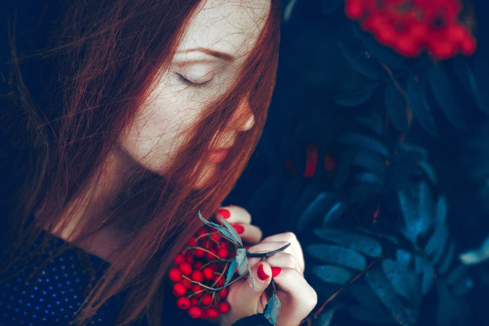 Autumn Redhead's Serenity by Ruslan Bolgov — canvas wall art