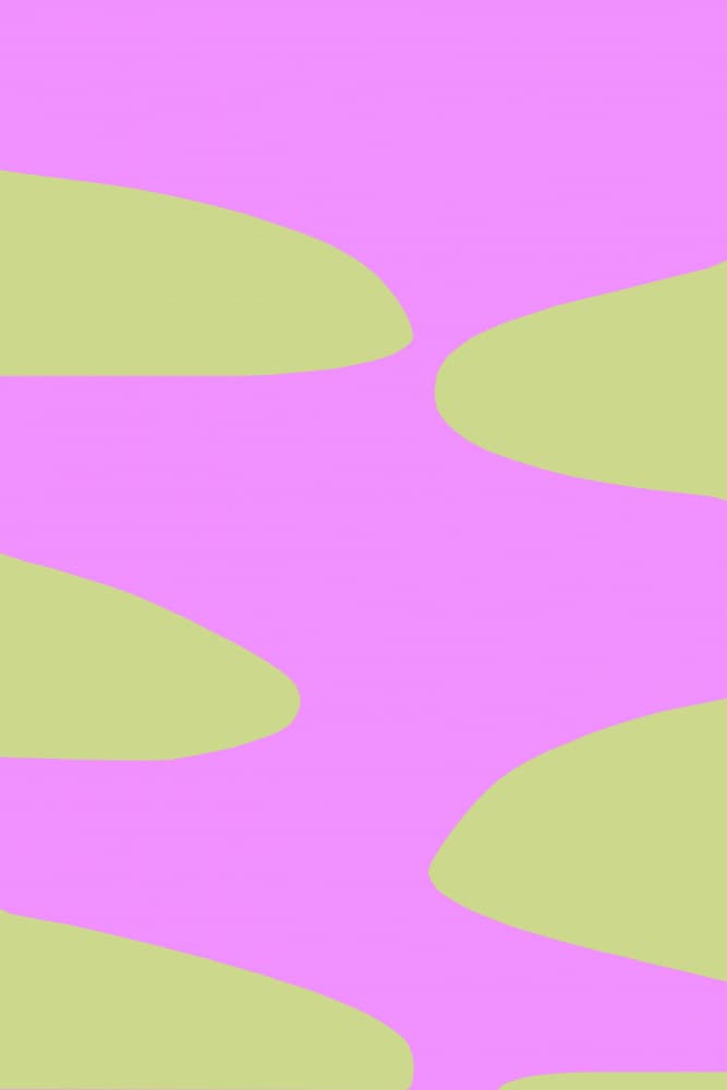 Pink Green Abstract Flow by Treechild — canvas wall art