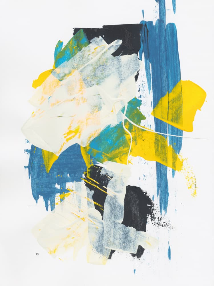 Dynamic Abstract Colors by Bronwyn Baker — canvas wall art