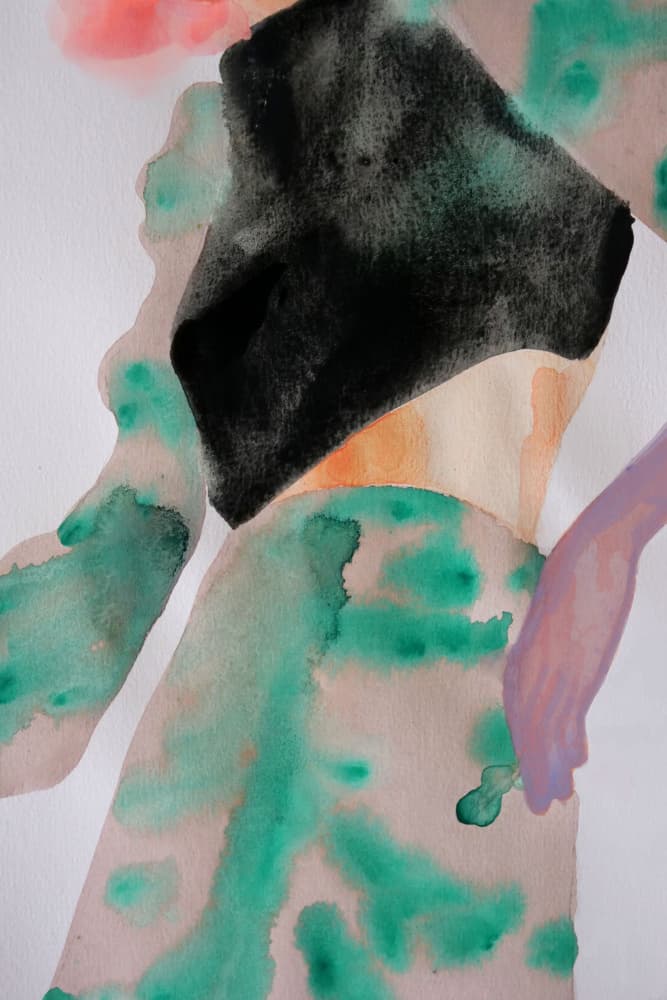 Abstract Fashion Figure by Sophia Novosel — canvas wall art