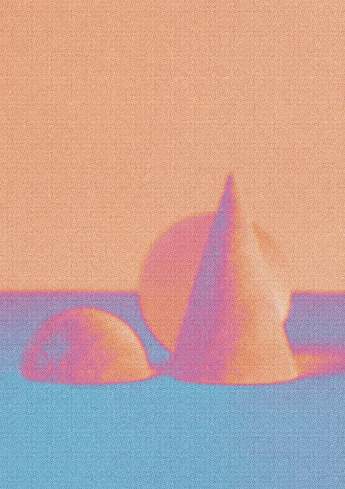 Dreamy Geometric Forms by Amy Louise Baker — canvas wall art