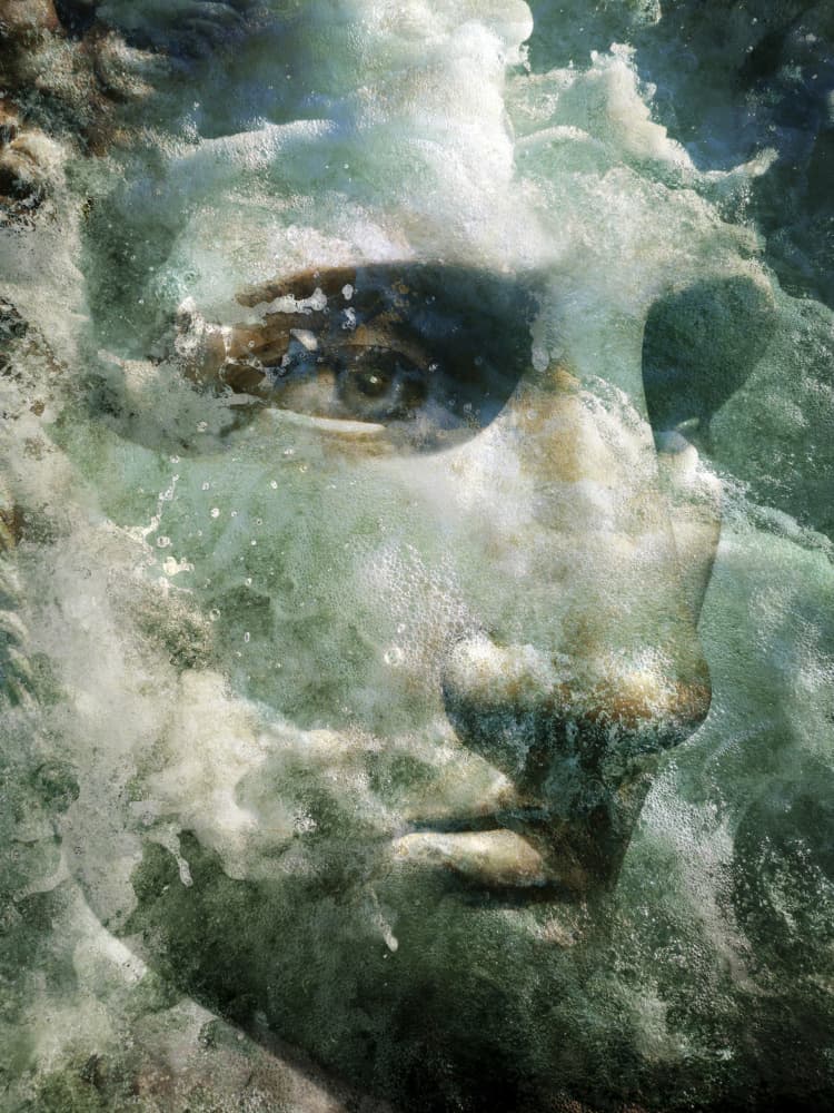 Mythic Water Face by Angelo Cerantola — canvas wall art